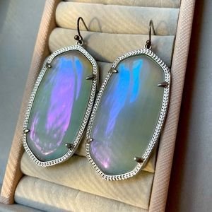 *Rare* Kendra Scott Danielle -Silver Iridescent